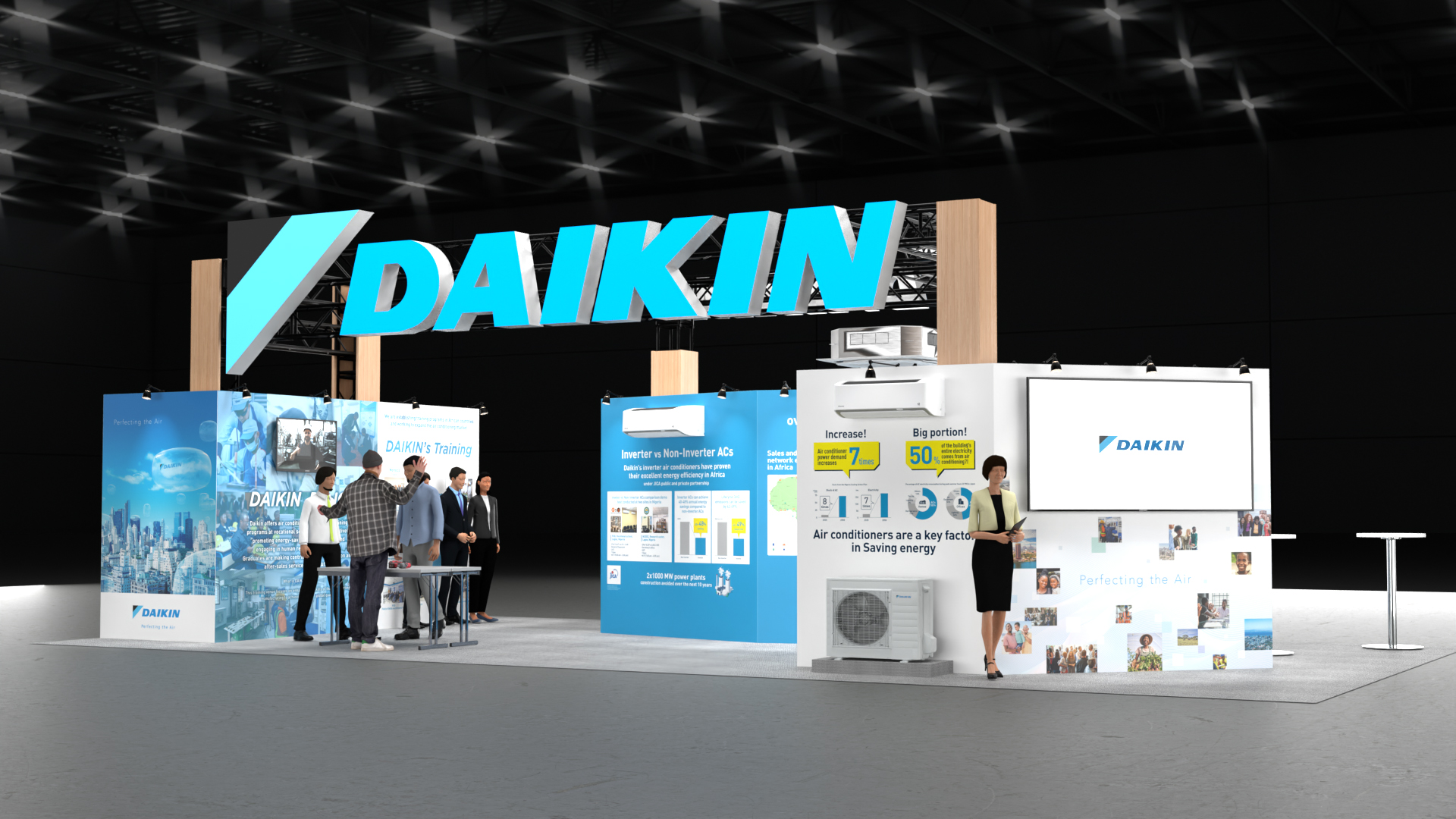 Daikin’s TICAD Booth